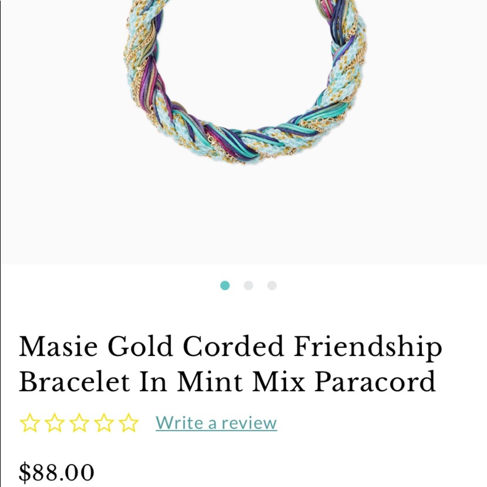 Kendra Scott mint bracelet